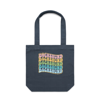 TOTE BAG - DACHSHUND - AS Colour Carrie Bag 3 Thumbnail